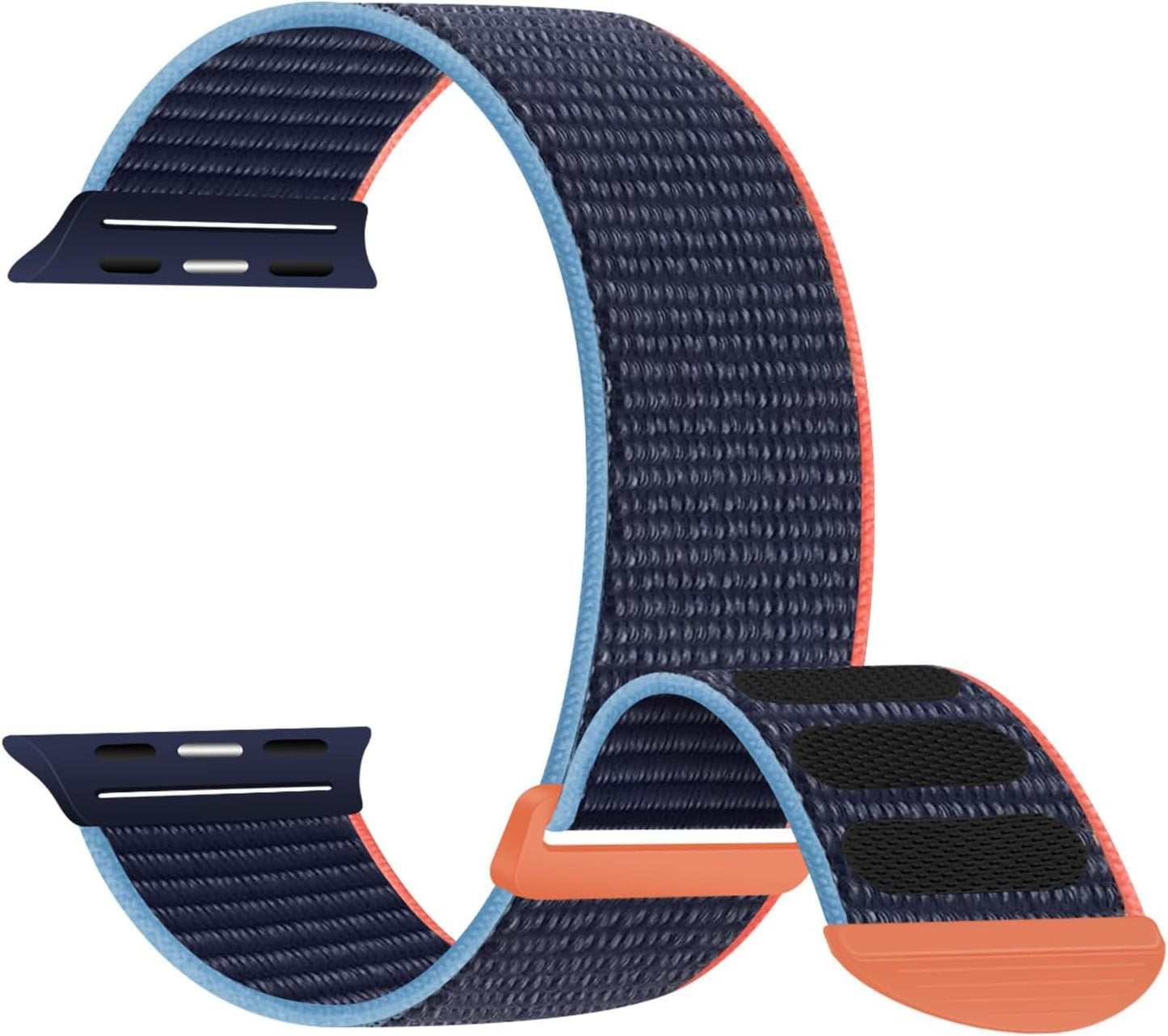 Nylon Band Compatible with Apple Watch Band 38Mm 40Mm 41Mm for Men, Sport Loop Adjustable Wristbands for Iwatch Series 8 7 6 5 4 3 2 1 SE