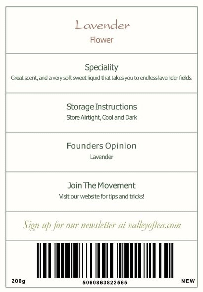 Lavender Buds Organic Lavandula Flower - Perfect in a Potpourri - Lavandula Angustifolia - Organic Lavender Flowers Lavender Dry Flowers Organic Dry Lavender Buds for Tea Dried Lavender Tea TLBH