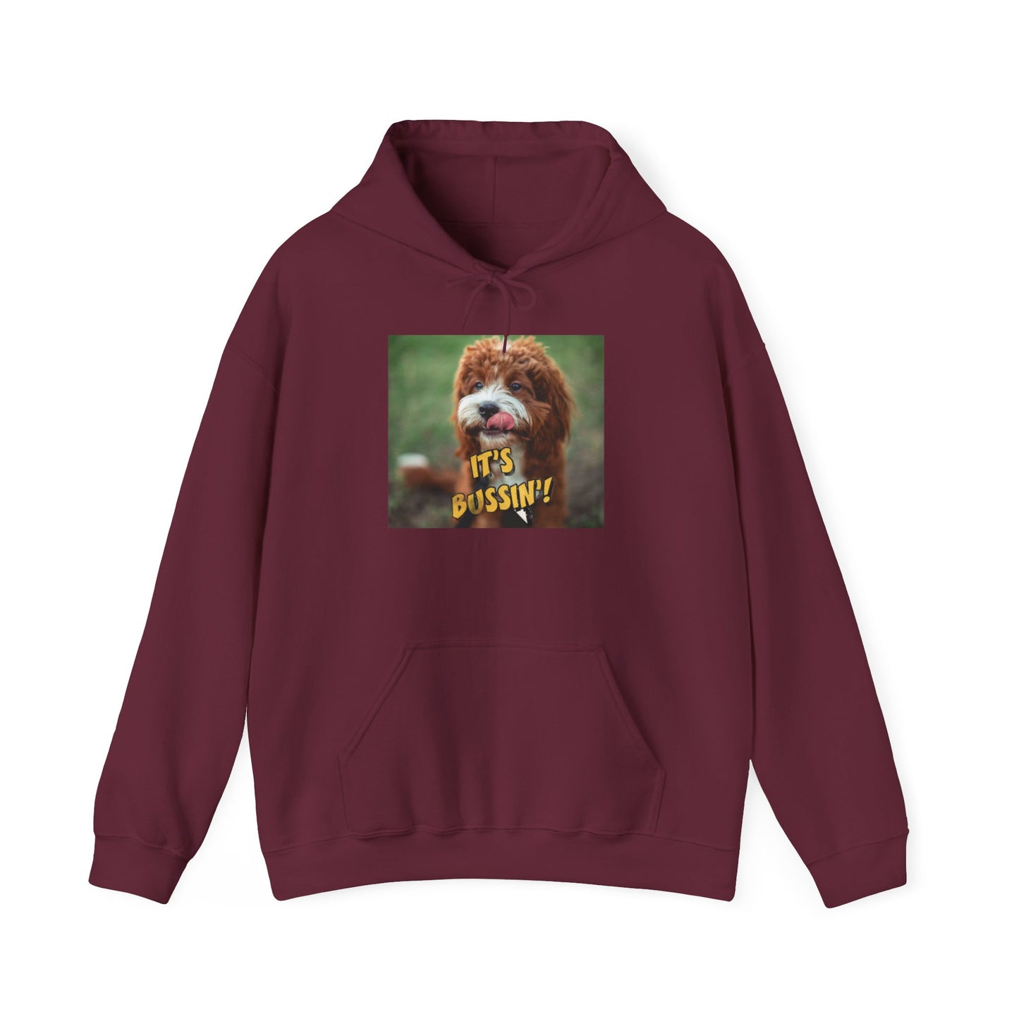 IT'S BUSSIN DOG Unisex Heavy Blend™ Hooded Sweatshirt