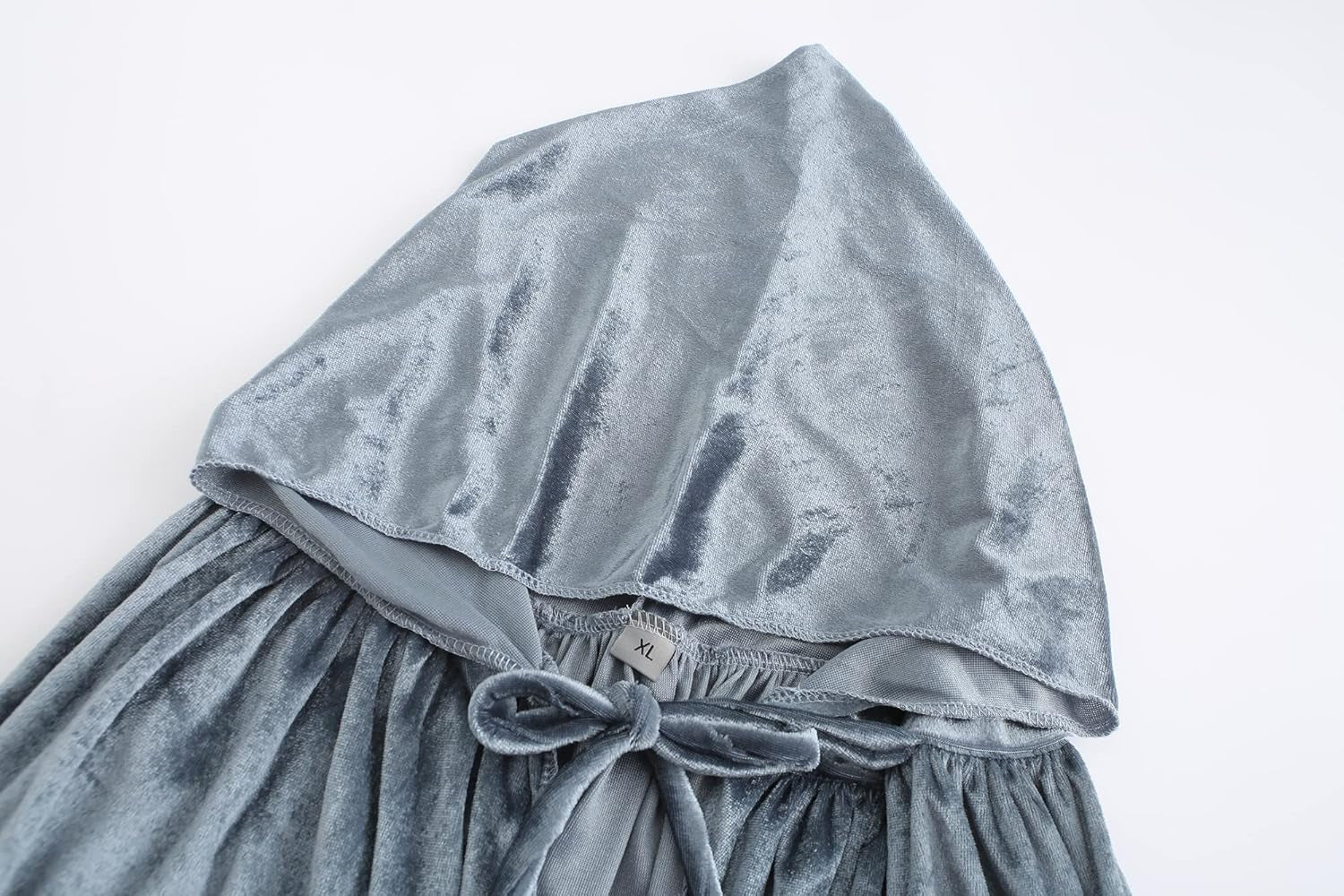 Unisex Halloween Hooded Cape Cosplay Full Length Velvet Cloak Halloween Fancy Cape Costumes