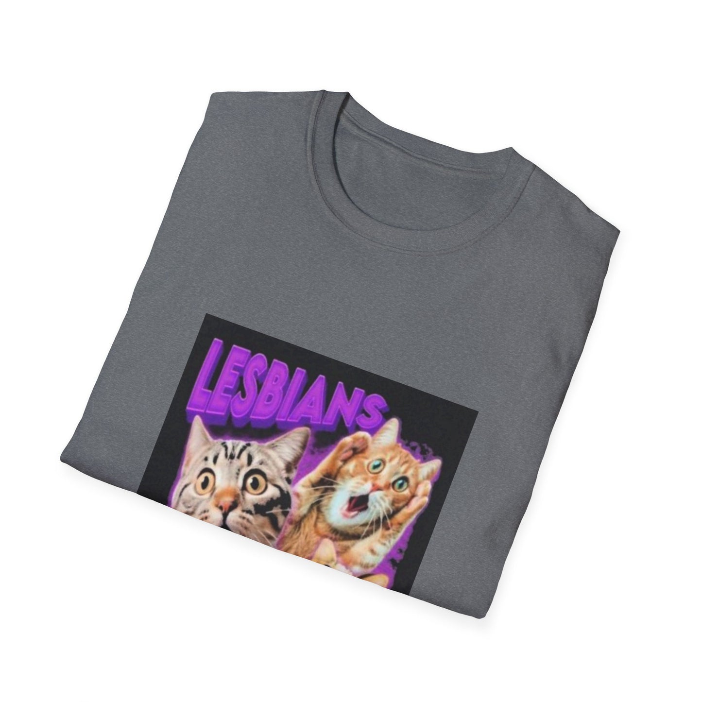 cats LESBIANS EAT WHAT women's comfit t-shirt Unisex Softstyle T-Shirt