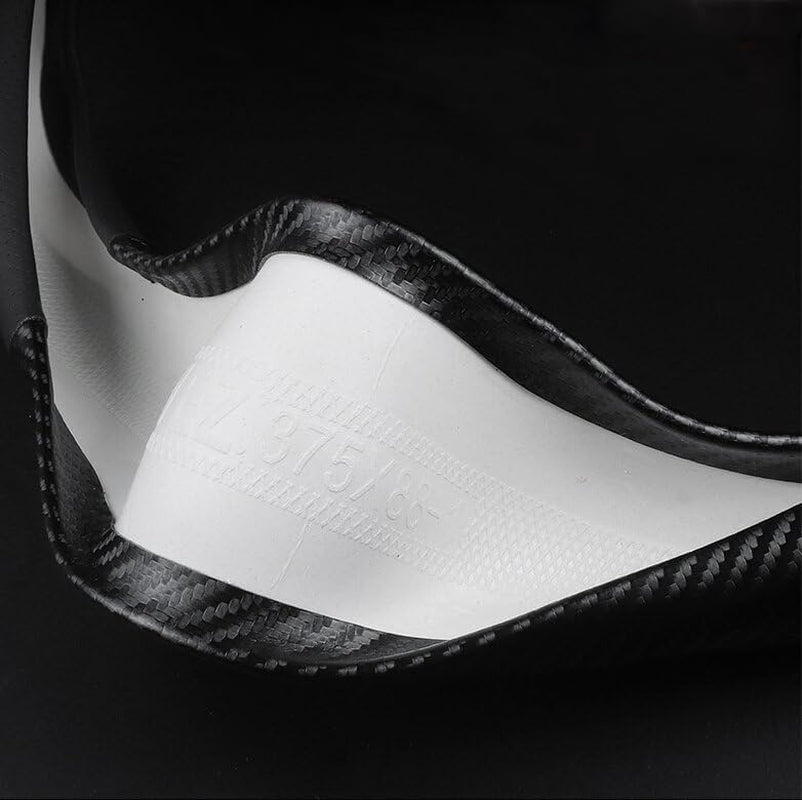 Carbon Fiber Leather Car Steering Wheel Cover ，For Tesla Model 3 / Model Y Steering Wheel Cover