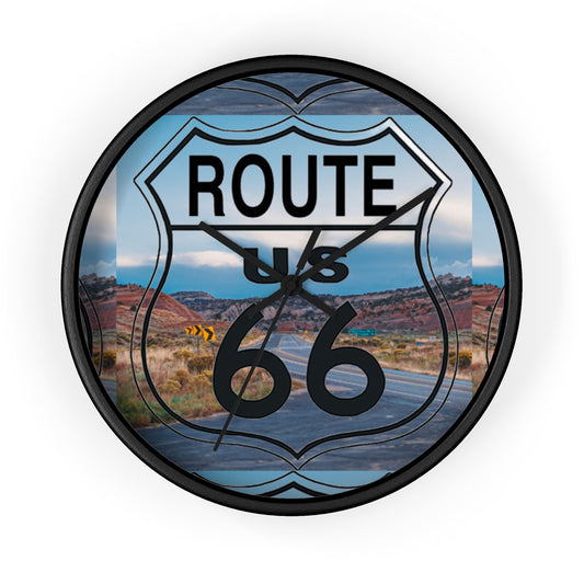 US ROUTE 66 HIGHWAY Wall Clock