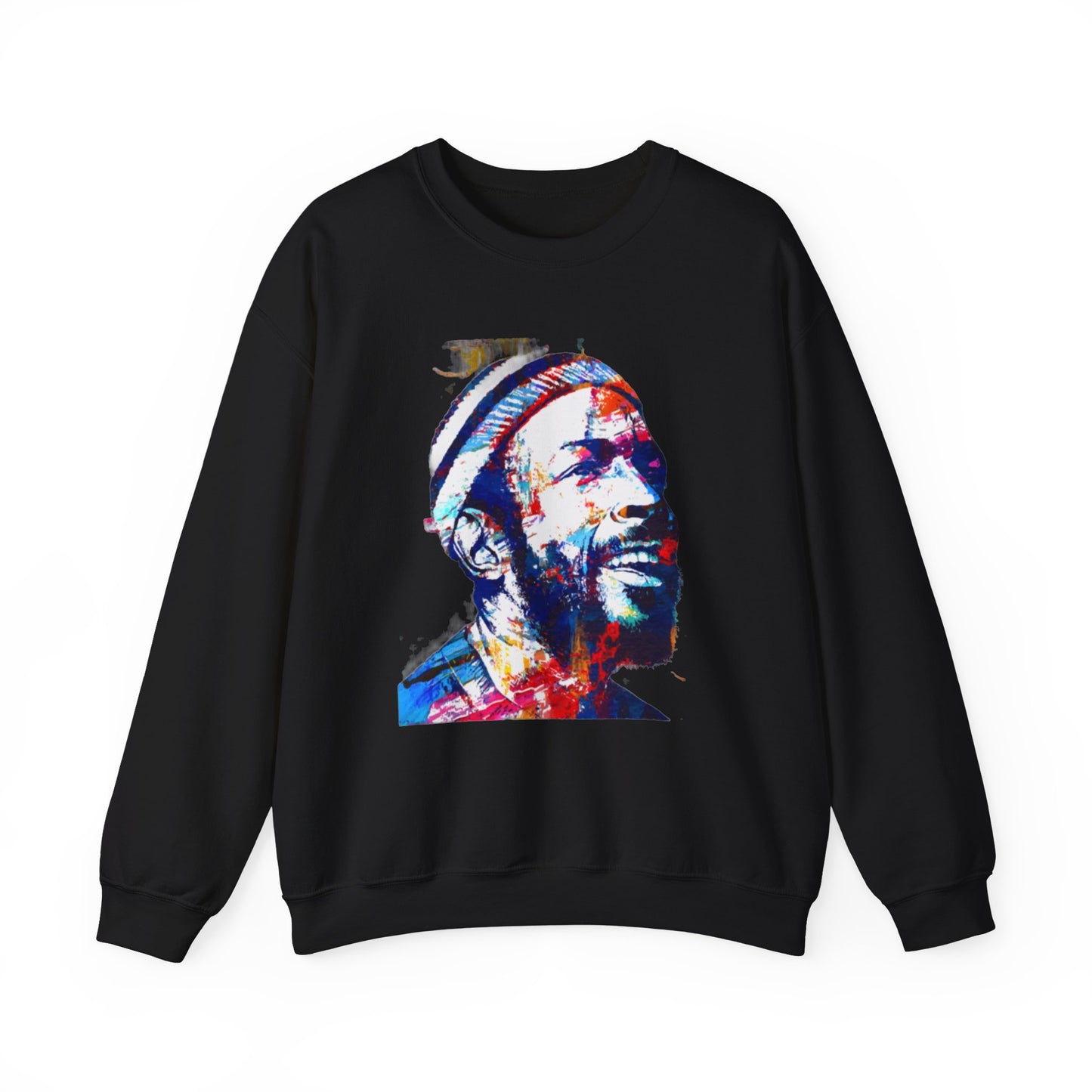 Marvin Gaye Abstract Paintings Unisex Heavy Blend™ Crewneck Sweatshirt