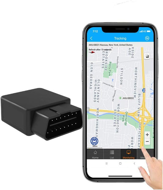 4G OBD GPS Tracker for Vehicles One Month Fee Included Real Time OBD2 Mini Fleet GPS Tracker Hidden Car Tracking Device Location Locator TRUCK DRIVER