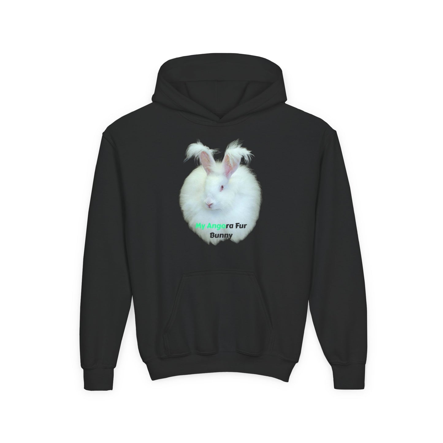 Angora Rabbit Youth Heavy Blend Hooded Sweatshirt