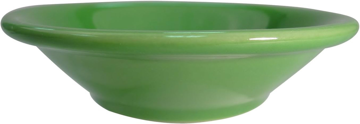 LV-11-R 4-3/4-Inch Las Vegas Rolled Edge Stoneware Fruit Bowl, 4-3/4-Ounce, Red, Box of 36