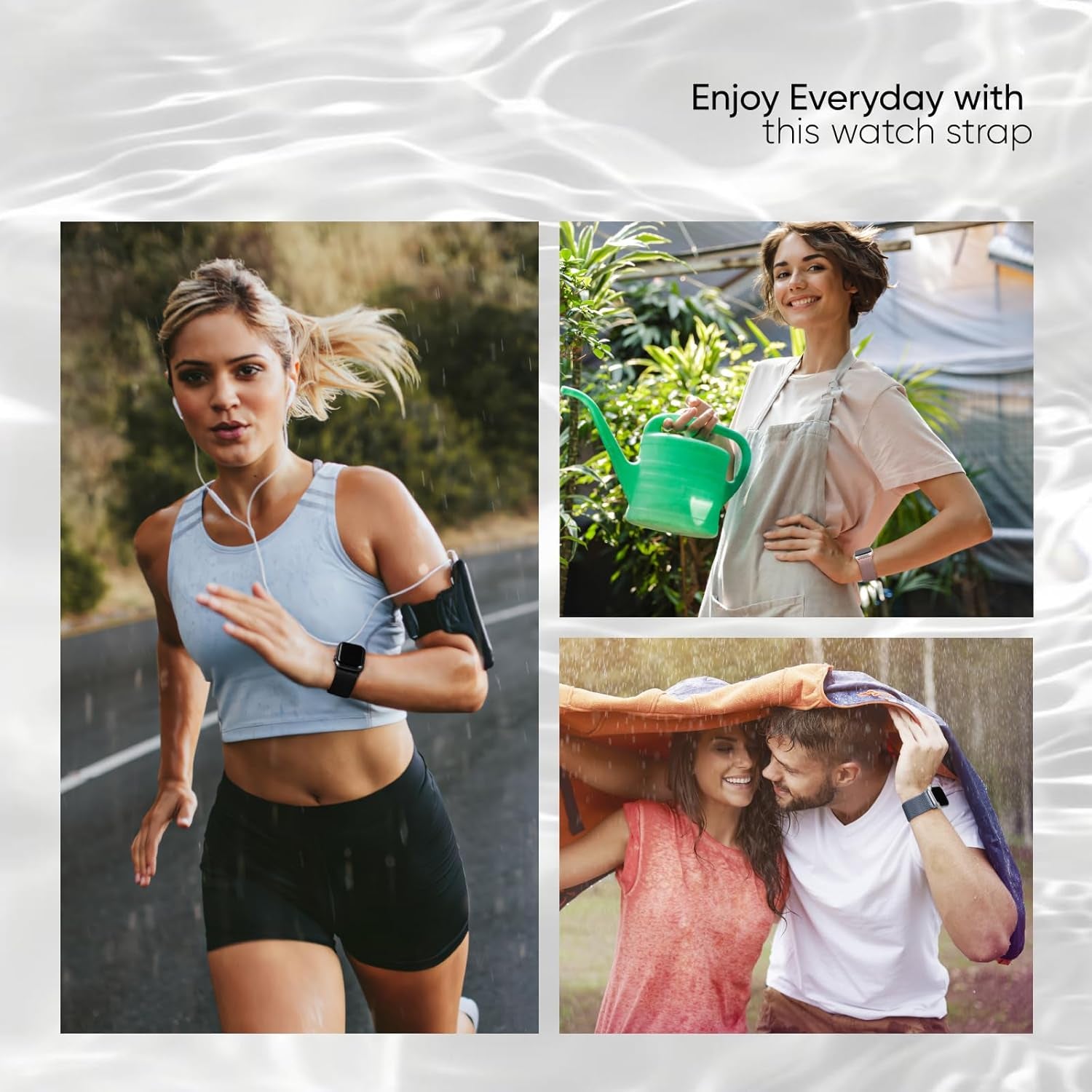 10 Pack Stretchy Bands Compatible with Apple Watch Band 40Mm 38Mm 41Mm 42Mm 44Mm 45Mm 46Mm 49Mm Women Men, Water-Resistant Solo Loop Elastic Sport Straps for Iwatch Series 10 9 8 7 6 5 4 3 SE Ultra