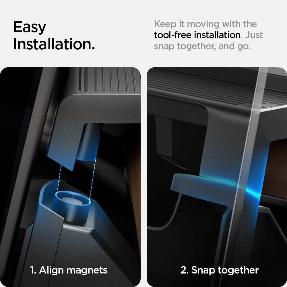 under Screen Storage Organizer Designed for Tesla Model 3 and Y [Not Compatible with Model 3 2024 and Model Y Austin Texas Made]