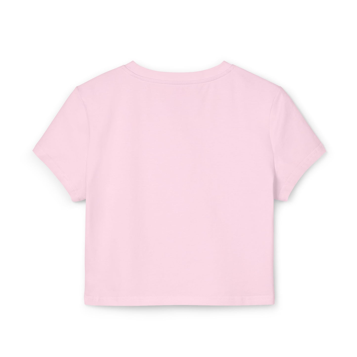 Vibrant Graphic Women's Baby Tee - Colorful Floral Face Design