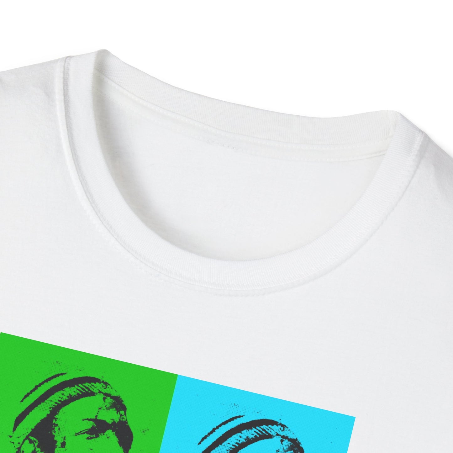 Marvin Gaye Abstract Paintings Andy Warhol Style Pop Art Unisex Soft style T-Shirt