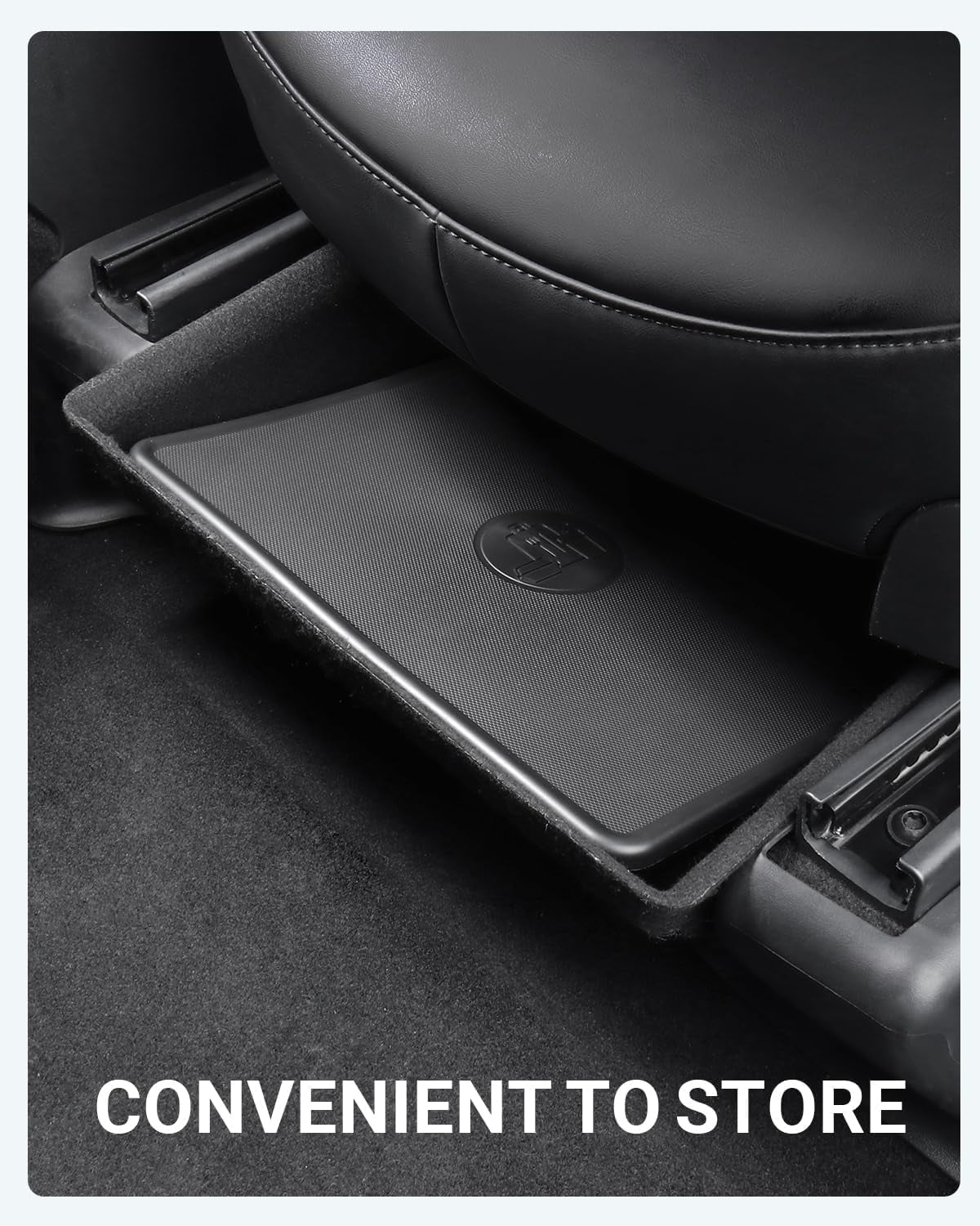 Upgrade Tesla Model 3/Y Table Tray, Foldable Center Console Car Food Eating/Laptop Work Desk for Road Trips 2021-2025 Model Y and 2021-2023 Model 3 Interior Accessories