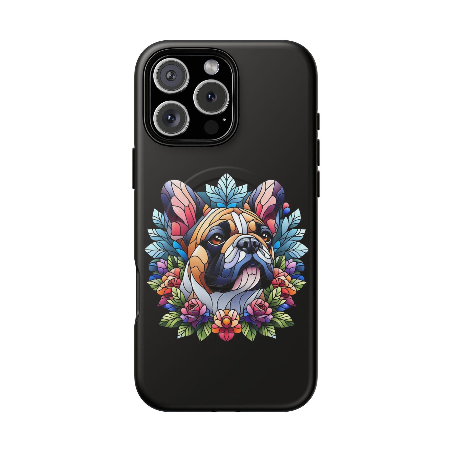 French Bulldog Stained Glass Tough Magnetic Cases