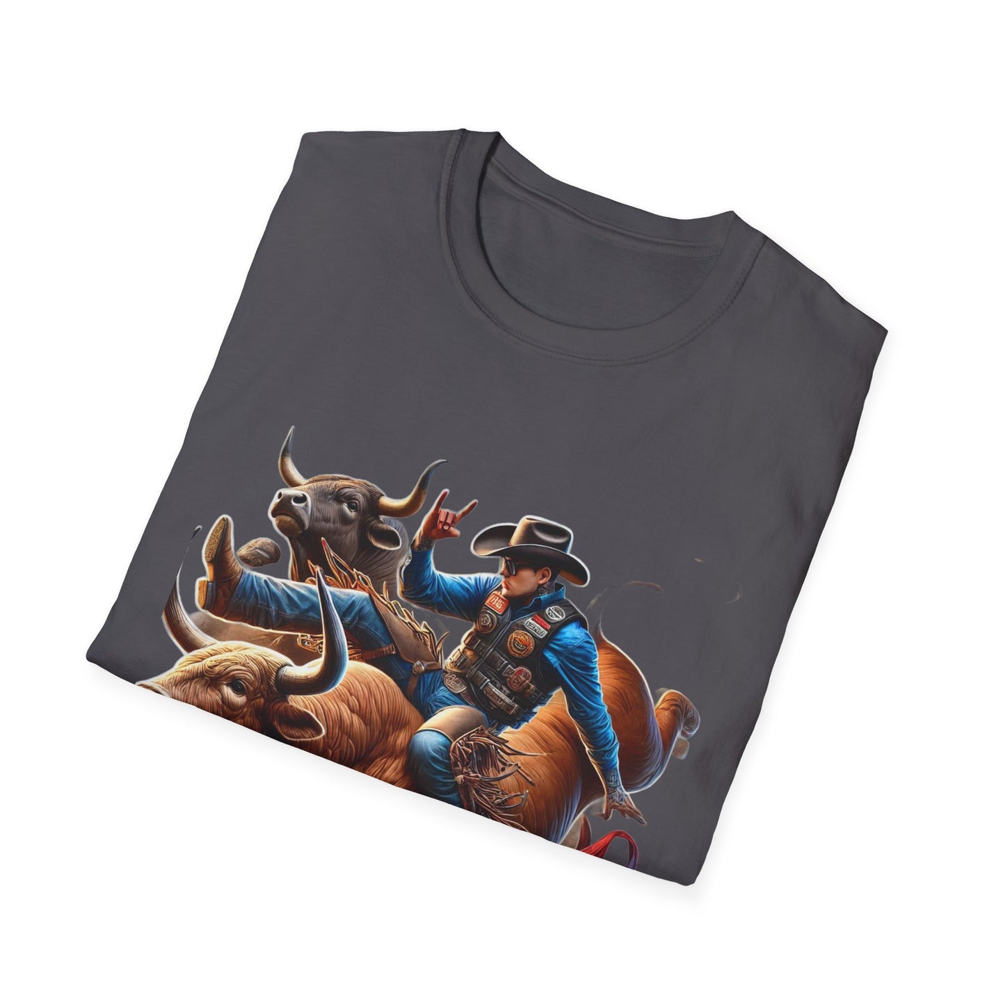PBR Bull Riding Professional Bull Riders Unisex Softstyle T-Shirt