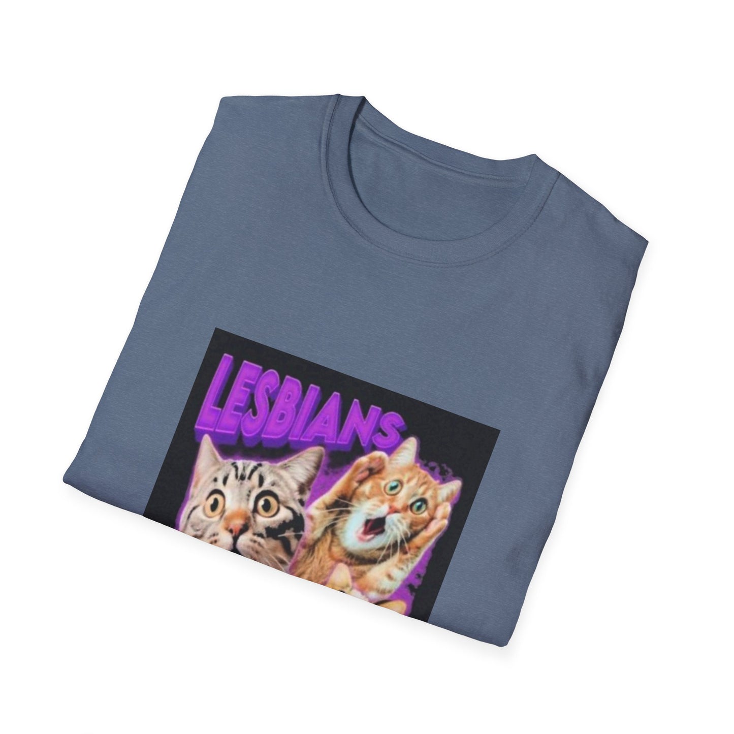 cats LESBIANS EAT WHAT women's comfit t-shirt Unisex Softstyle T-Shirt