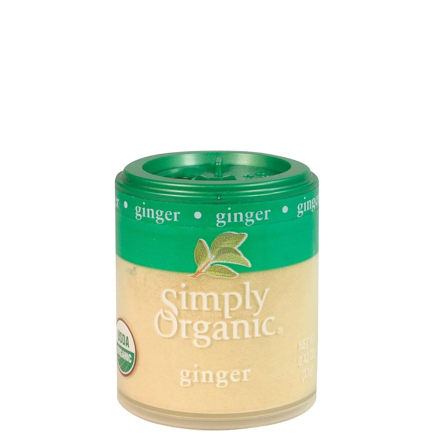 Ground Ginger Root, Certified Organic | 0.42 Oz | Pack of 6 | Zingiber Officinale Roscoe TLBH