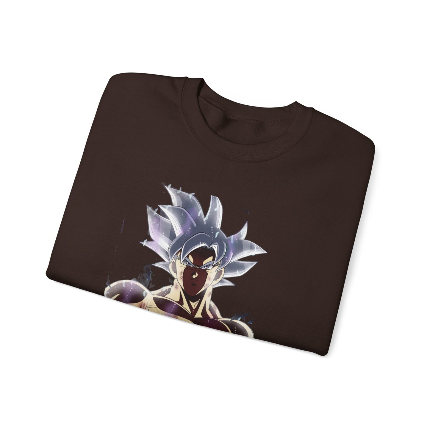 Dragon Ball Super Goku Crewneck Sweatshirt - Ultra Power White Hair Design