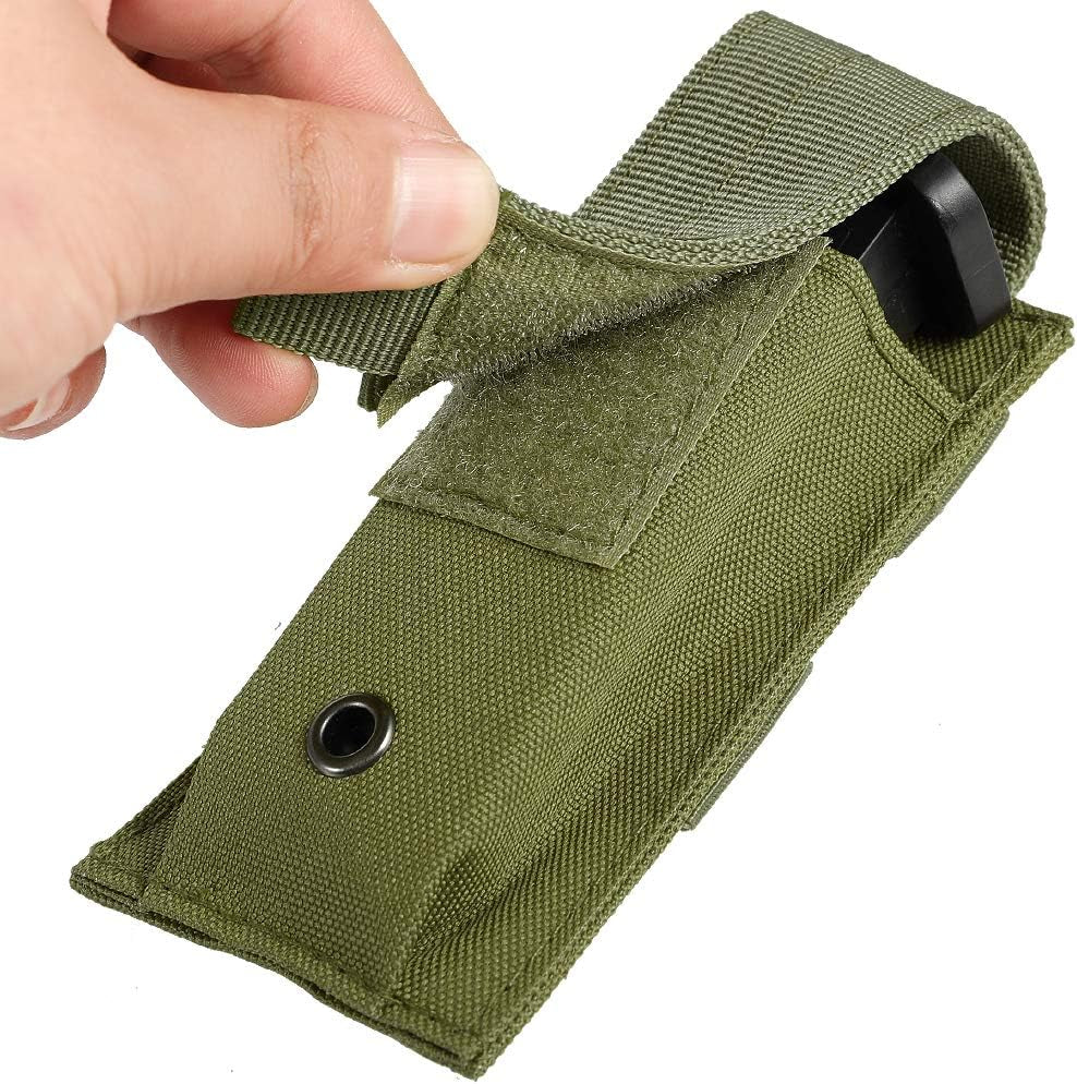 Tactical Single/Double Pistol Mag Pouch Outdoor Molle Open-Top Magazine Pouch for Glock M1911 92F