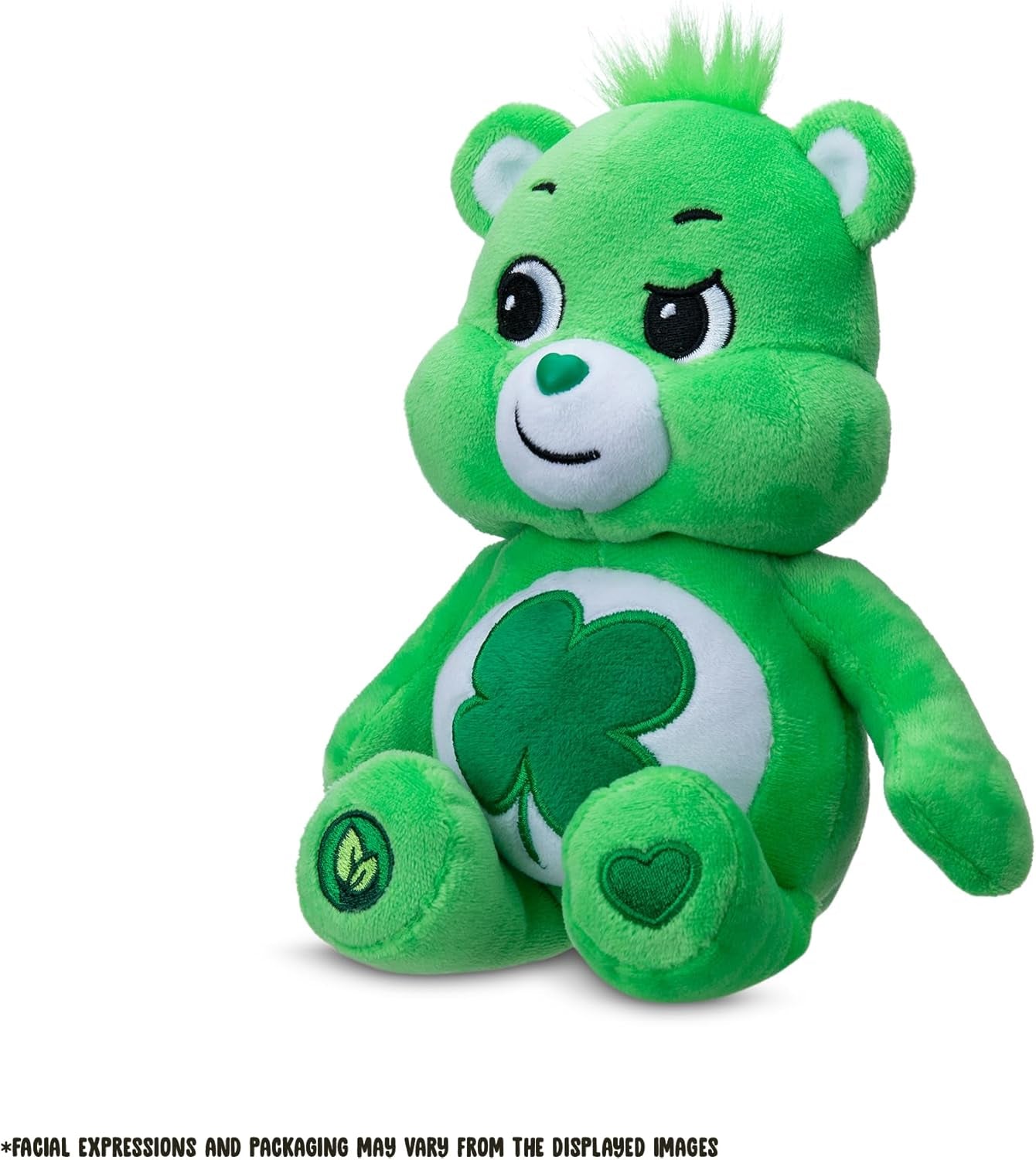 Care Bears | Good Luck Bear 22Cm Bean Plush | Collectable Cute Plush Toy, Cuddly Toys for Children, Soft Toys for Girls and Boys, Cute Teddies Suitable for Girls and Boys Ages 4+ |  22045 UK