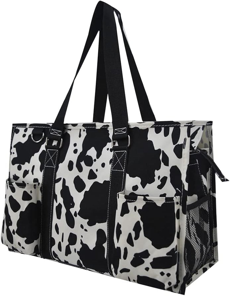 Utility Water Resistant Tote Bag, Top Zipper Closure, Perfect Gifts for Working Women, Nurses, Gym Bag