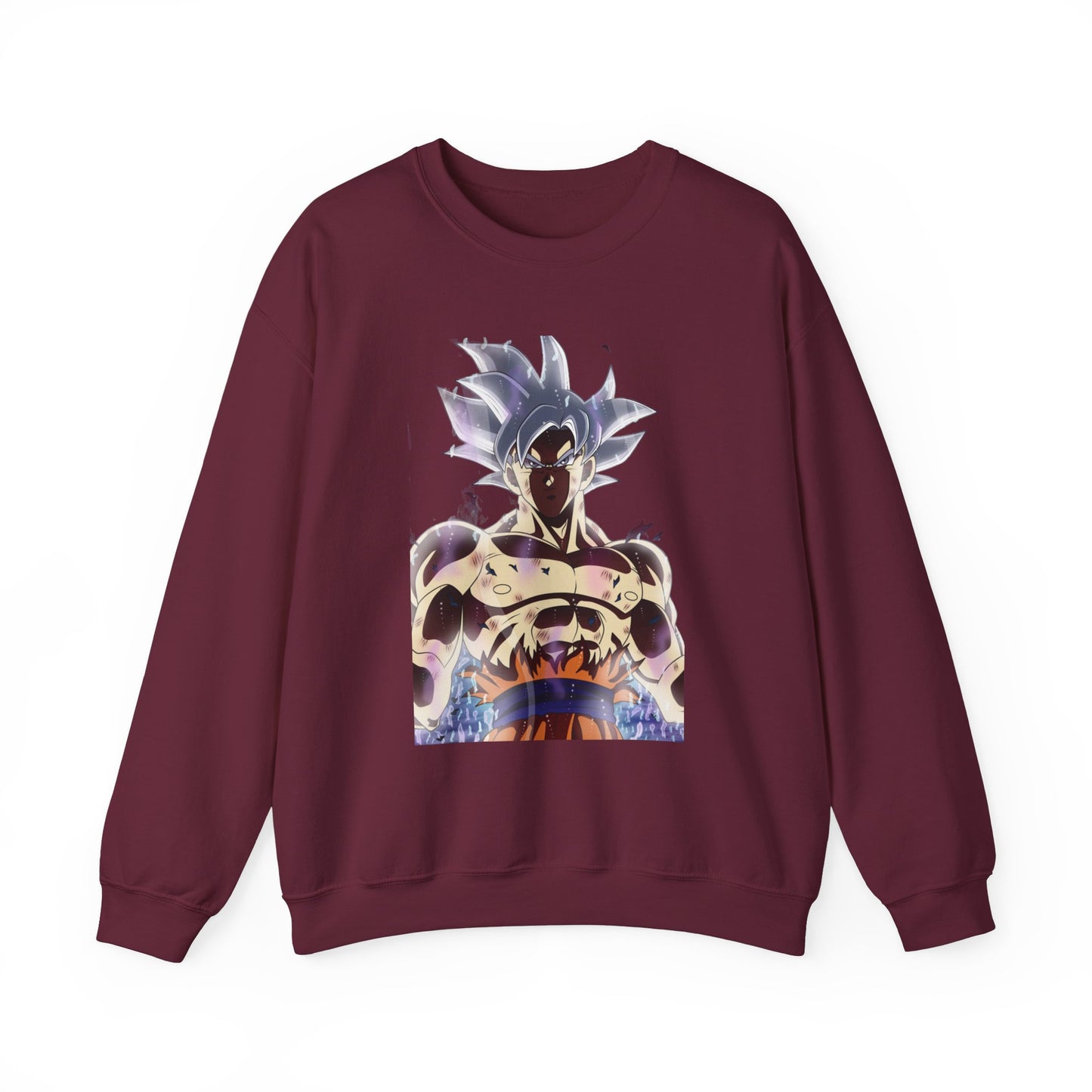 Dragon Ball Super Goku Crewneck Sweatshirt - Ultra Power White Hair Design