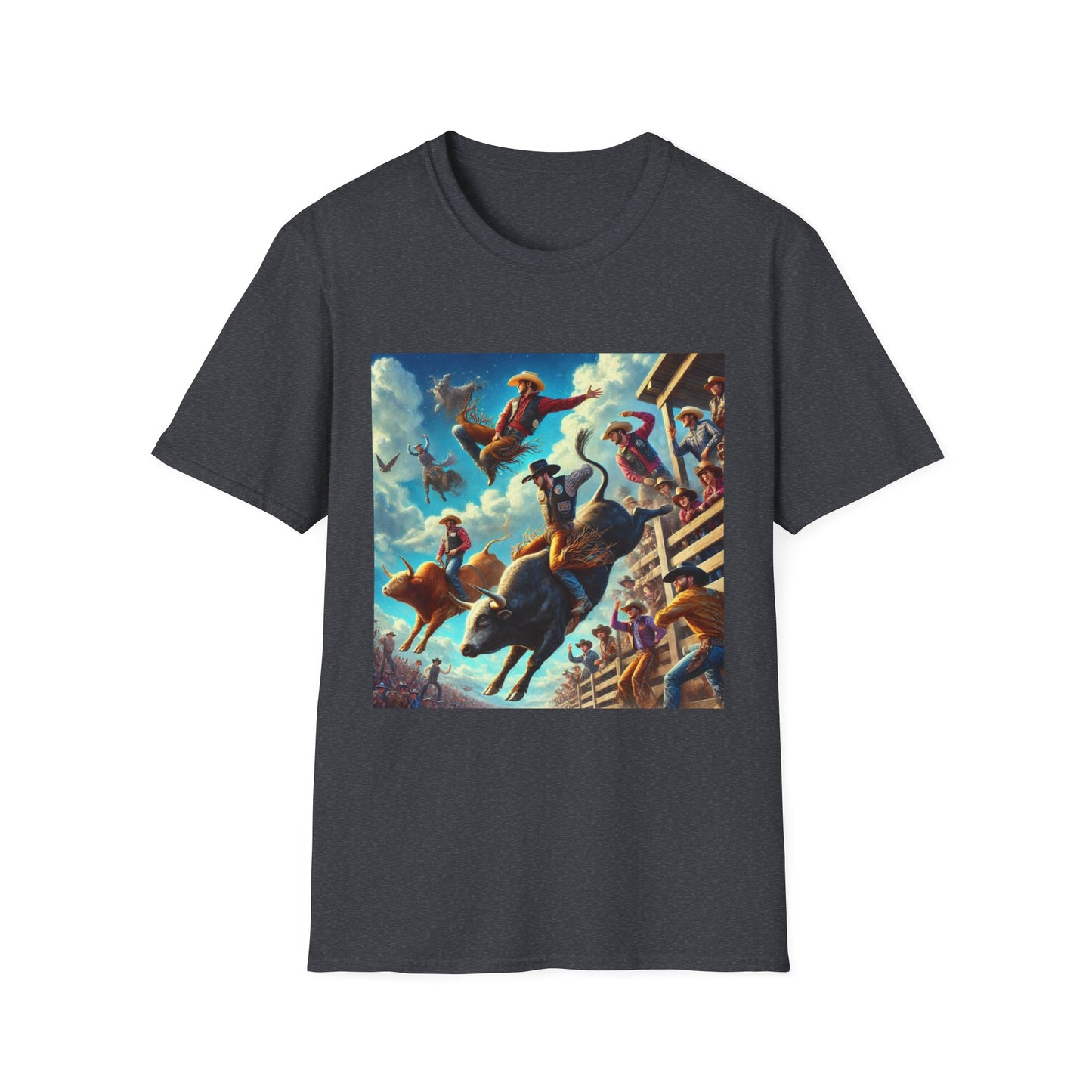 Bull Riders 2 Unisex Softstyle T-Shirt