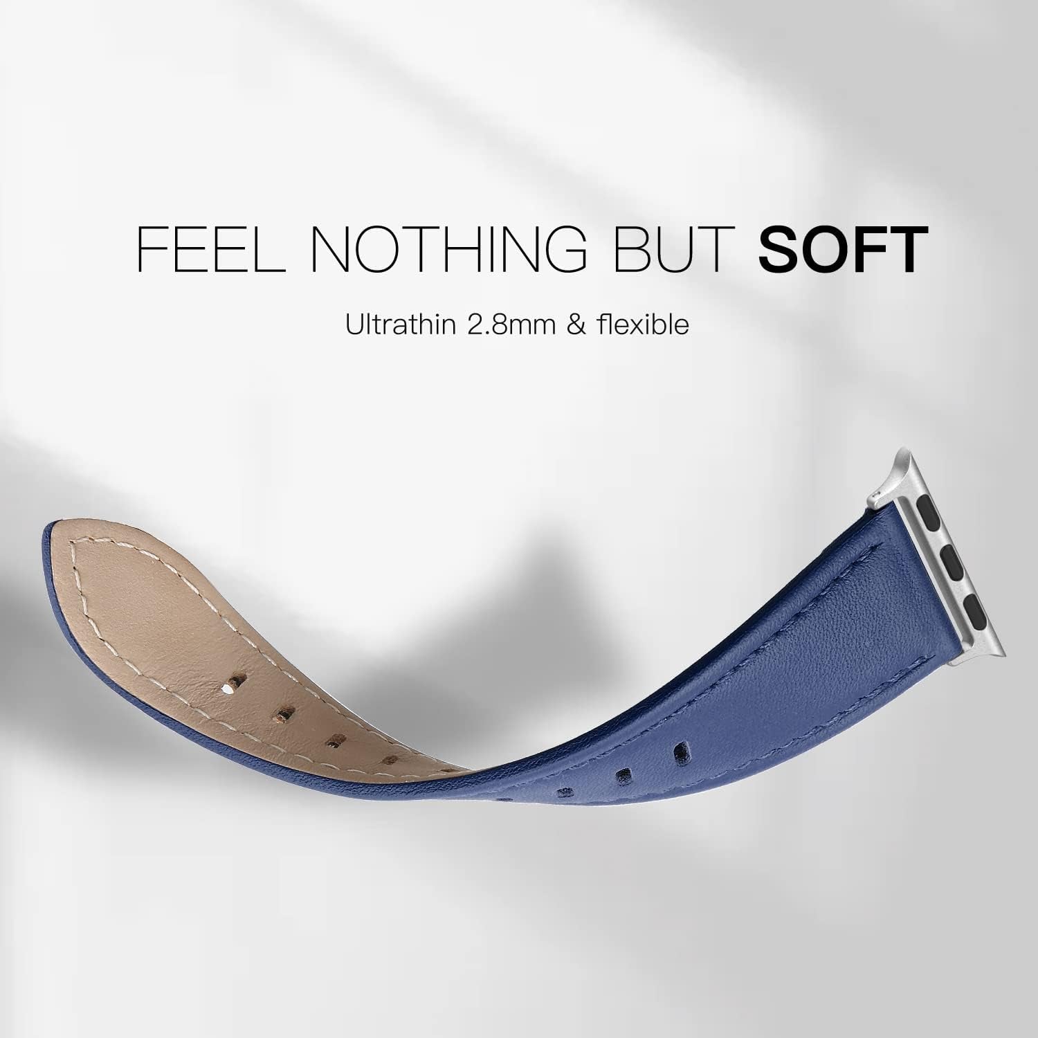 Leather Bands Compatible with Apple Watch 41Mm 38Mm 40Mm Band Women, Genuine Leather Band Replacement Strap Compatible for Iwatch Apple Watch Series 7 6 5 4 3 2 1 SE Sport Edition Women