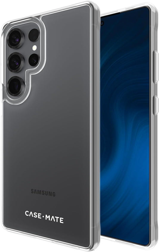 Tough Samsung Galaxy S25 Ultra Case [Wireless Charging] Rugged Phone Case with 12Ft Drop Protection - Anti-Yellowing Heavy Duty Protective Case for Samsung Galaxy S25 Ultra 6.9" - Clear