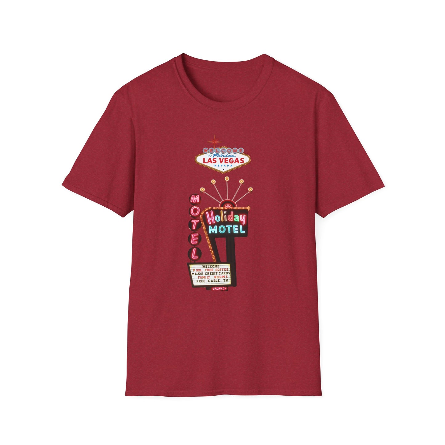RETRO LAS VEGAS HOLIDAY HOTEL Unisex Softstyle T-Shirt