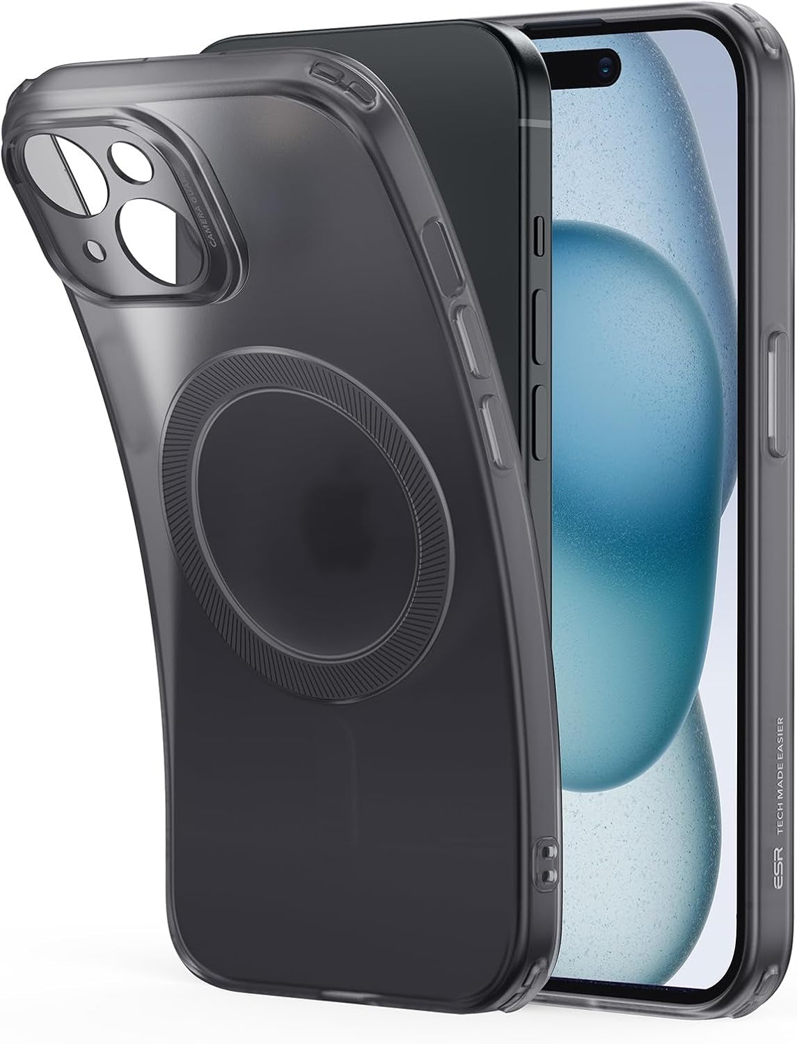 for Iphone 16E Case, for Iphone SE 4 Case Compatible with Magsafe, Camera Protection, Shockproof Thin Cover, Resists Yellowing Scratches, Magnetic Iphone Case for 16E, Zero Series,Frosted Black