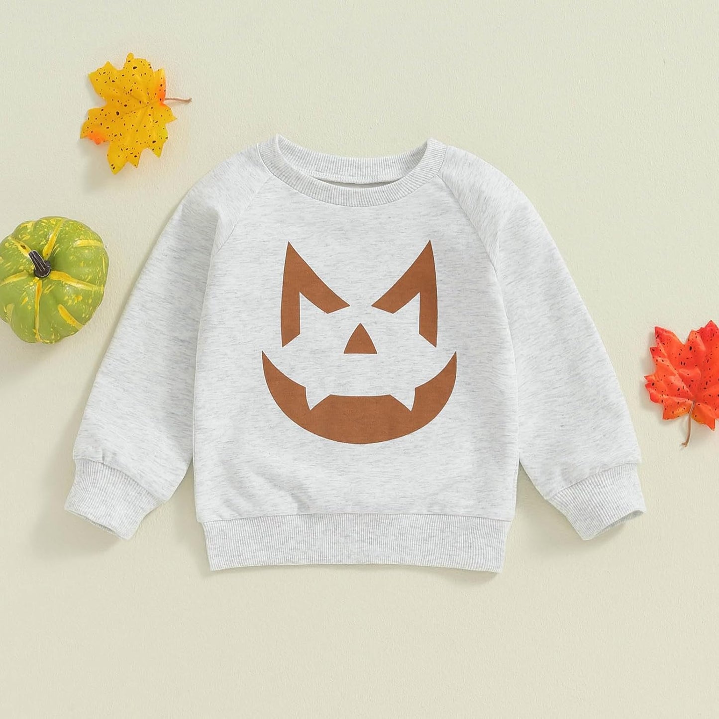 Halloween Baby Girl Boy Outfits Pumpkin Sweatshirt Long Sleeve Hoodies Halloween Baby Costume Toddler Fall Clothes