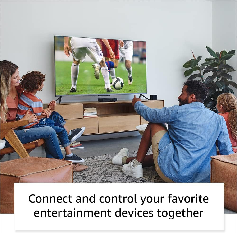 Fire TV Cube (Newest Model) with Ai-Powered Fire TV Search, Hands-Free Streaming Device with Alexa, Wi-Fi 6E, 4K Ultra HD