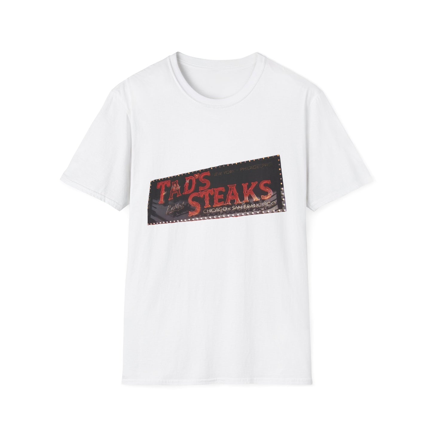 Tad's Steaks [gone] Times Square New York, NY Unisex Softstyle T-Shirt