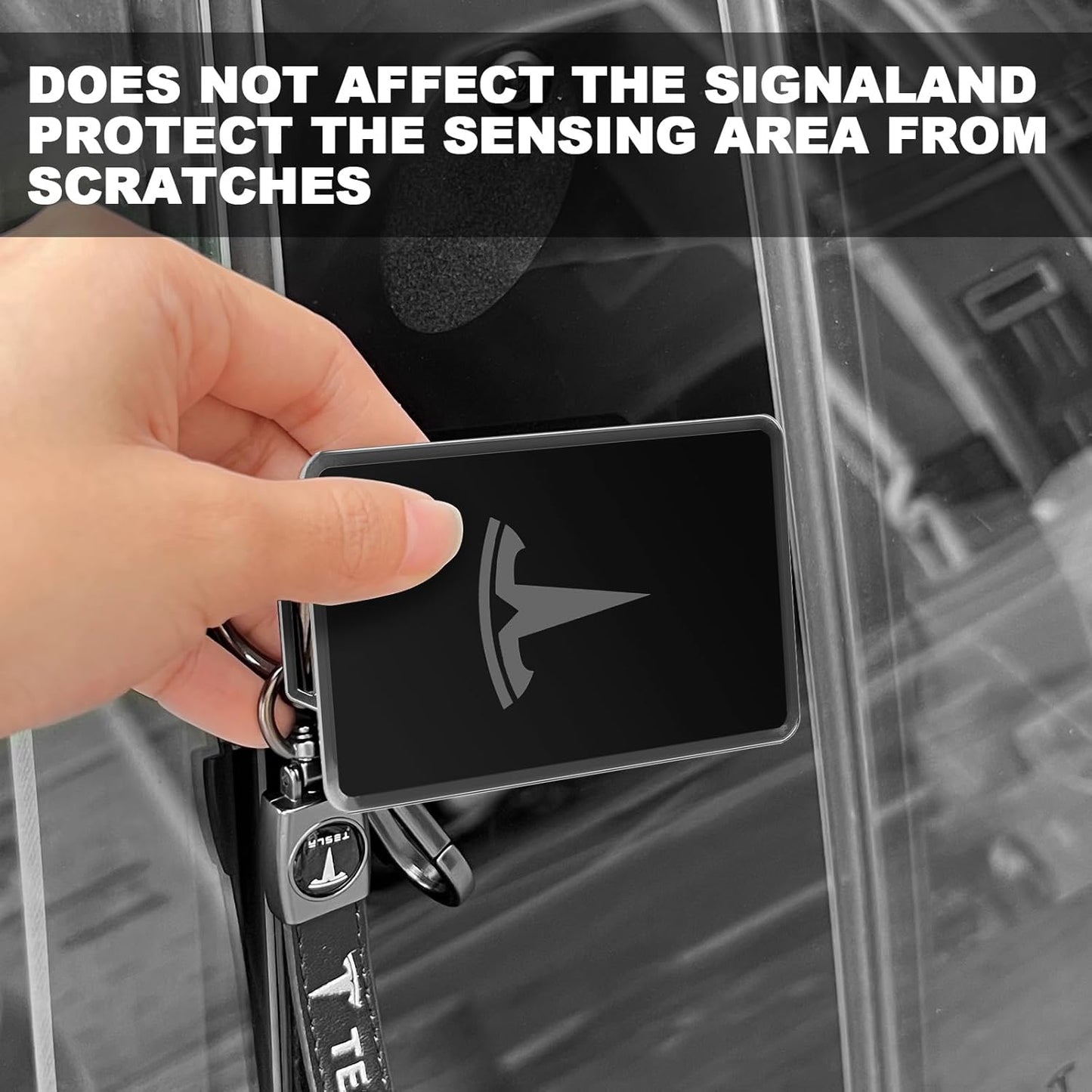 Key Card Holder Case Compatible with Tesla Model 3 Y X S Key Cover Accessories Key Chain Keyring Keychain Cards