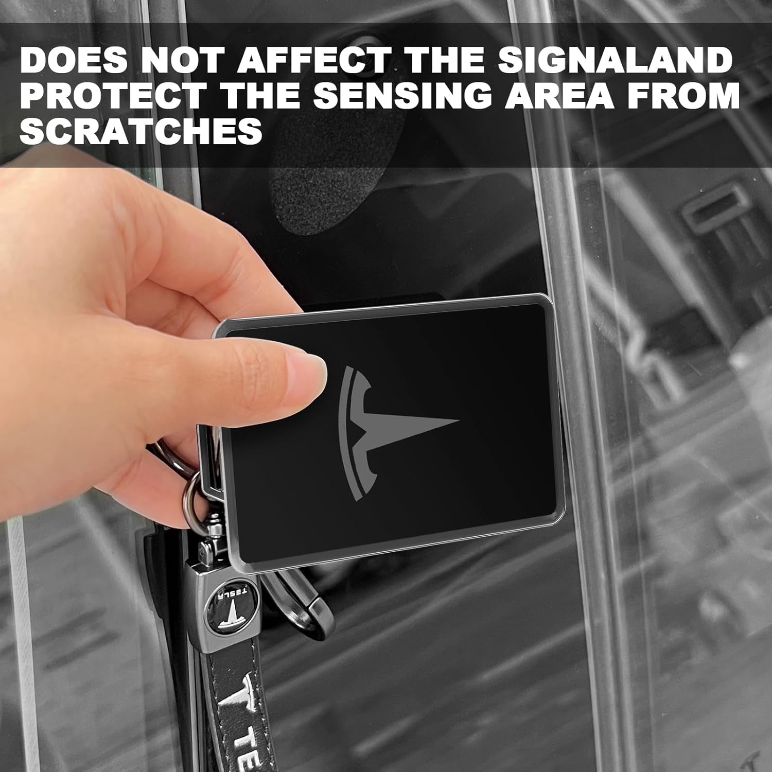 Key Card Holder Case Compatible with Tesla Model 3 Y X S Key Cover Accessories Key Chain Keyring Keychain Cards