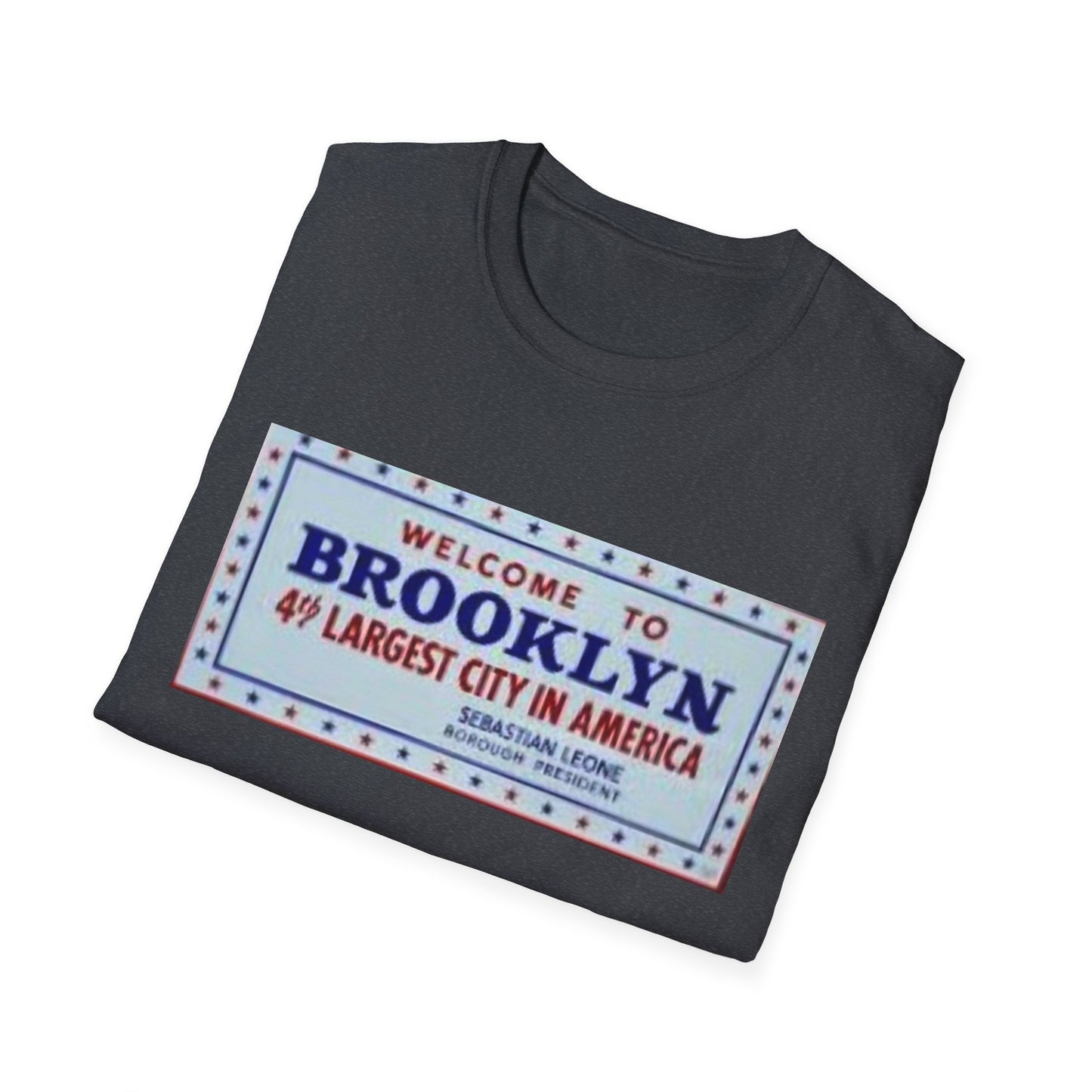 RETRO VINTAGE WELCOME TO BROOKLYNN NY Unisex Softstyle T-Shirt