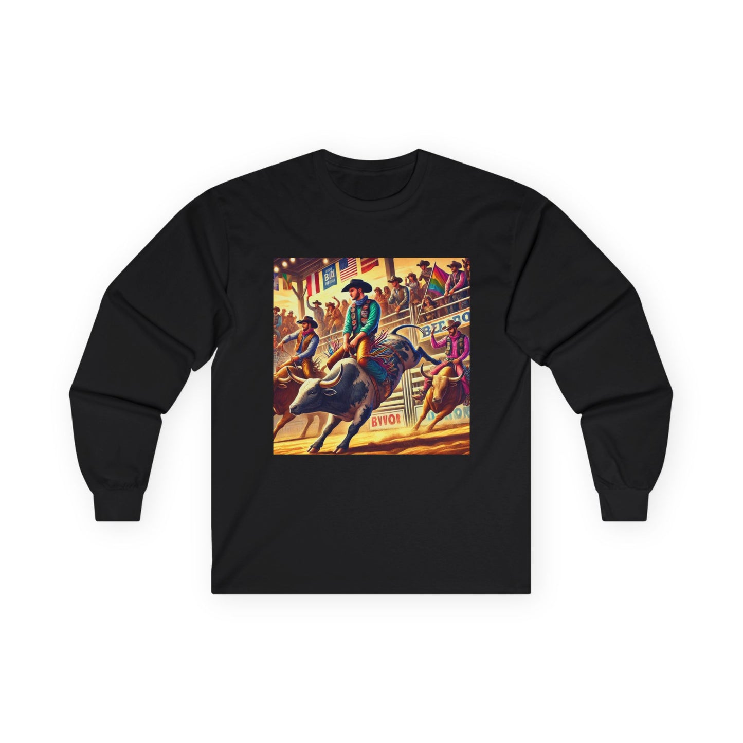 PBR Bull Riding Professional Bull Riders Unisex Ultra Cotton Long Sleeve Tee