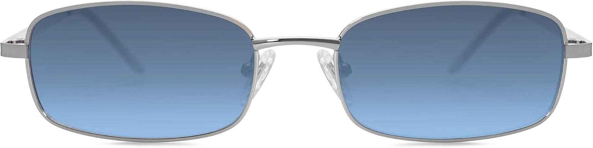 Small Y2K Narrow Rectangle Sunglasses Womens Mens Retro 80S 90S Skinny Sunnies SJ1187