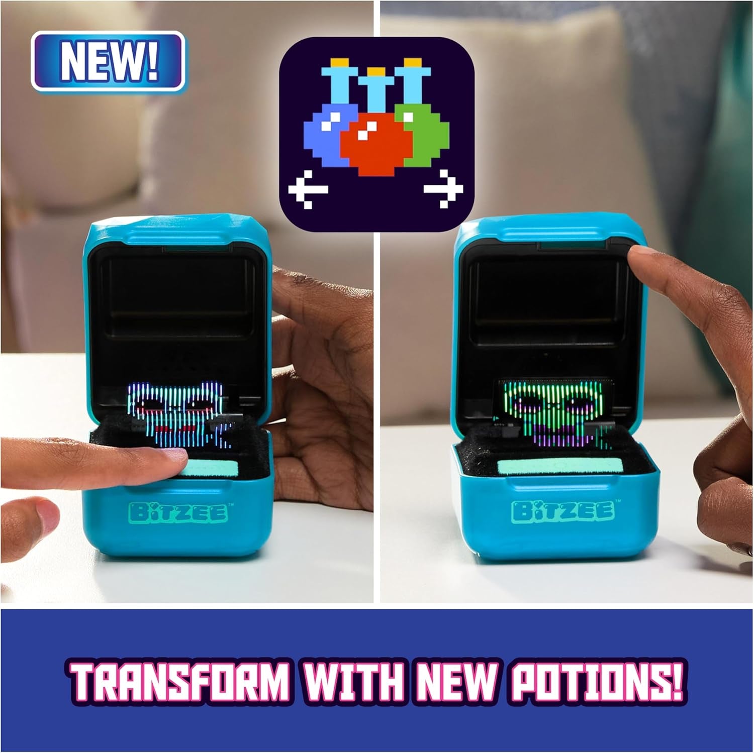 , Magicals with 20 Interactive Characters Inside, Reacts to Touch, Digital Pet Kids Toys for Ages 5 and Up ZOUSA