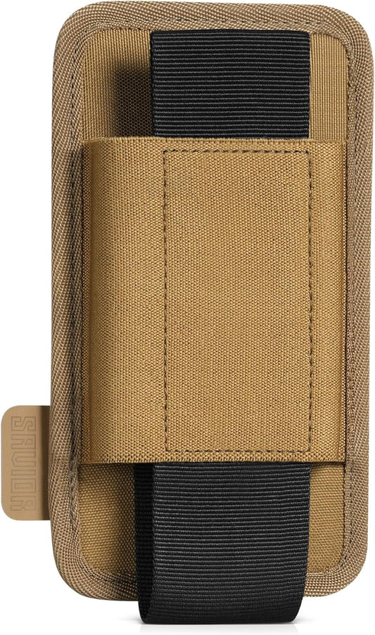 Tactical AR10 Rifle Mag Pouch 308 MP10 M14 Softshell Mags Holder Storage Universal Magazine Carrier, Elastic Band to Hold Tight, Hook-Backed Panel