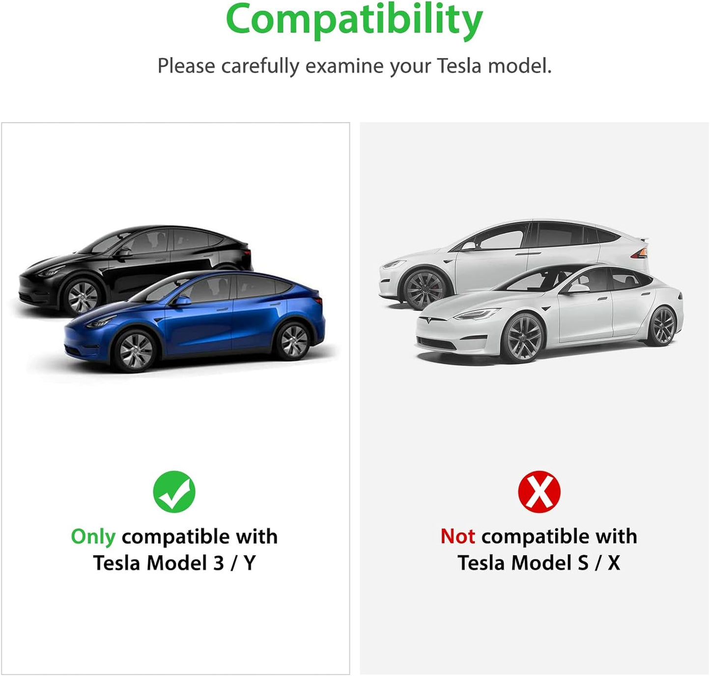 Nano-Texture Glass Screen Protector Designed for Tesla Model 3 (2023-2017) / Tesla Model Y (2024-2020) Center Control Touchscreen [Automatic Alignment] [Anti Glare] [9H Hardness]