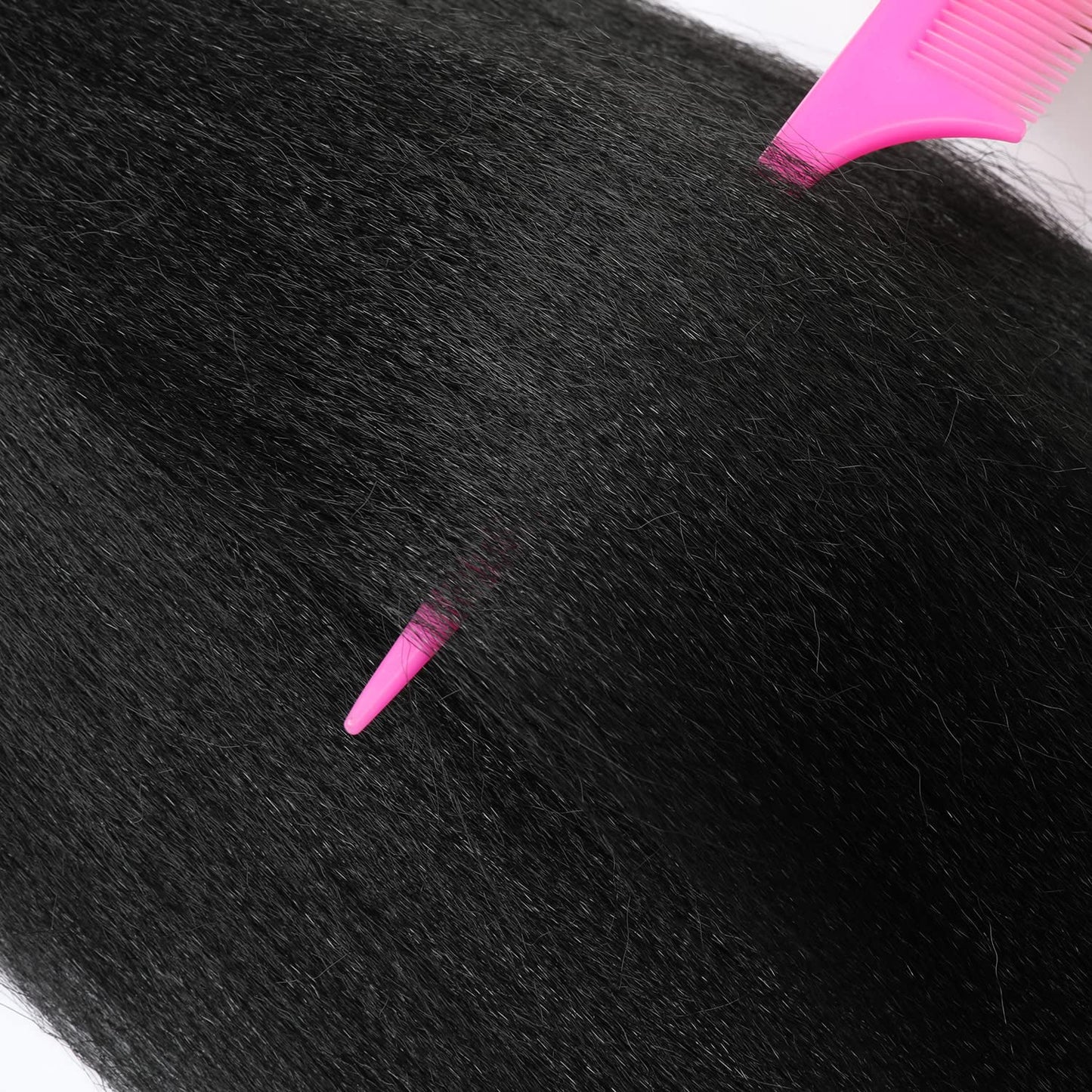 Braiding Hair Pre Stretched 24 Inch 8 Packs Natural Black Easy Braid Synthetic Professional Soft Yaki Texture,No Itch, Hot Water Setting Hair Extensions for Braids (24In,1B#)