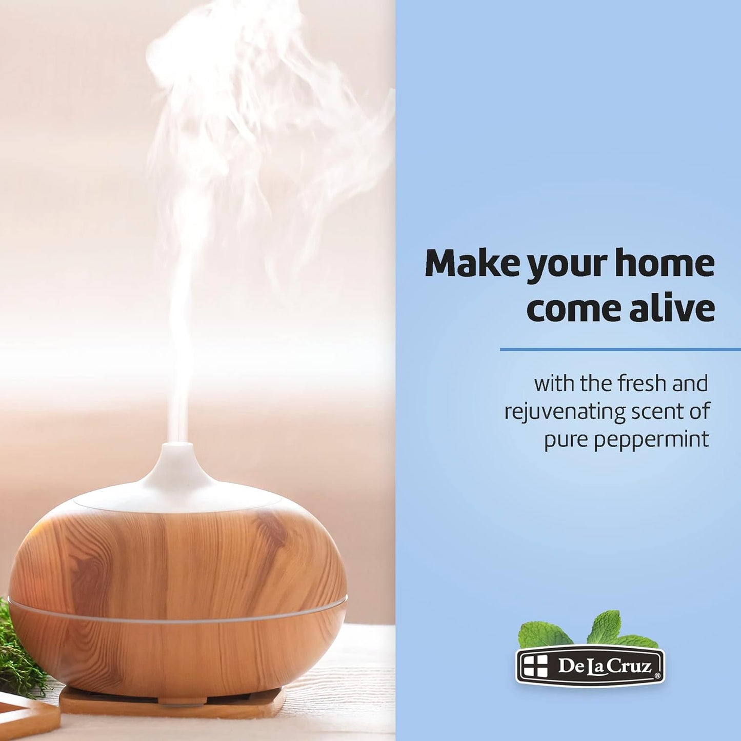 Peppermint Essential Oil - 100% Peppermint Oil for Aromatherapy - Steam Distilled - 1 Fl OZ TLBH