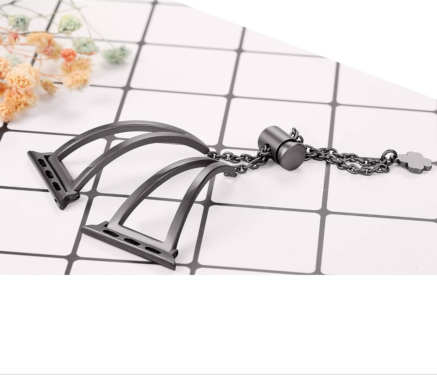 Stainless Steel Bands Compatible with Apple Watch Bands 38Mm 40Mm 41Mm 42Mm 44Mm 45Mm Iwatch Series 9/8/7/6/5/4/3/2/1/SE, Dressy Metal Bangle Bracelet Women