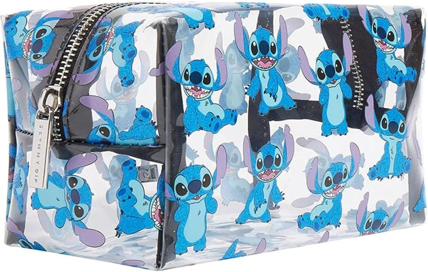 Stitch Pencil Case - Lilo and Stitch Gifts for Girls, Stitch Stuff, Clear Lilo and Sitch Travel Makeup Bag for Girls, Easy Glide Zipper, Official Disney Cute Gifts UK UK
