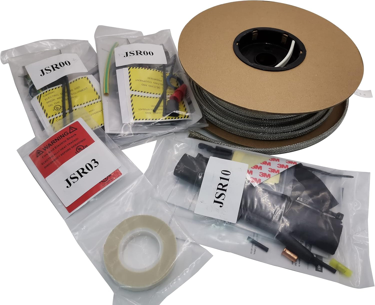 HISFK Self Regulating Heating Cable Kit Dry Location Industrial Grade 100Ft 120V