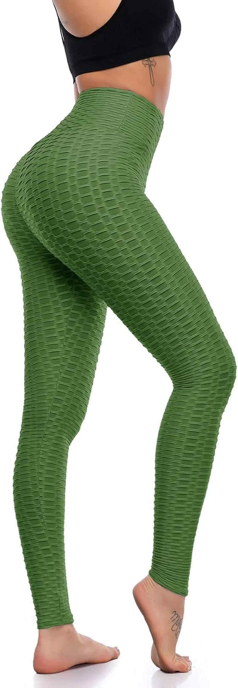 Butt Lifting Leggings for Women Yoga Workout Gym High Waisted plus Size Soft Tummy Control Pants