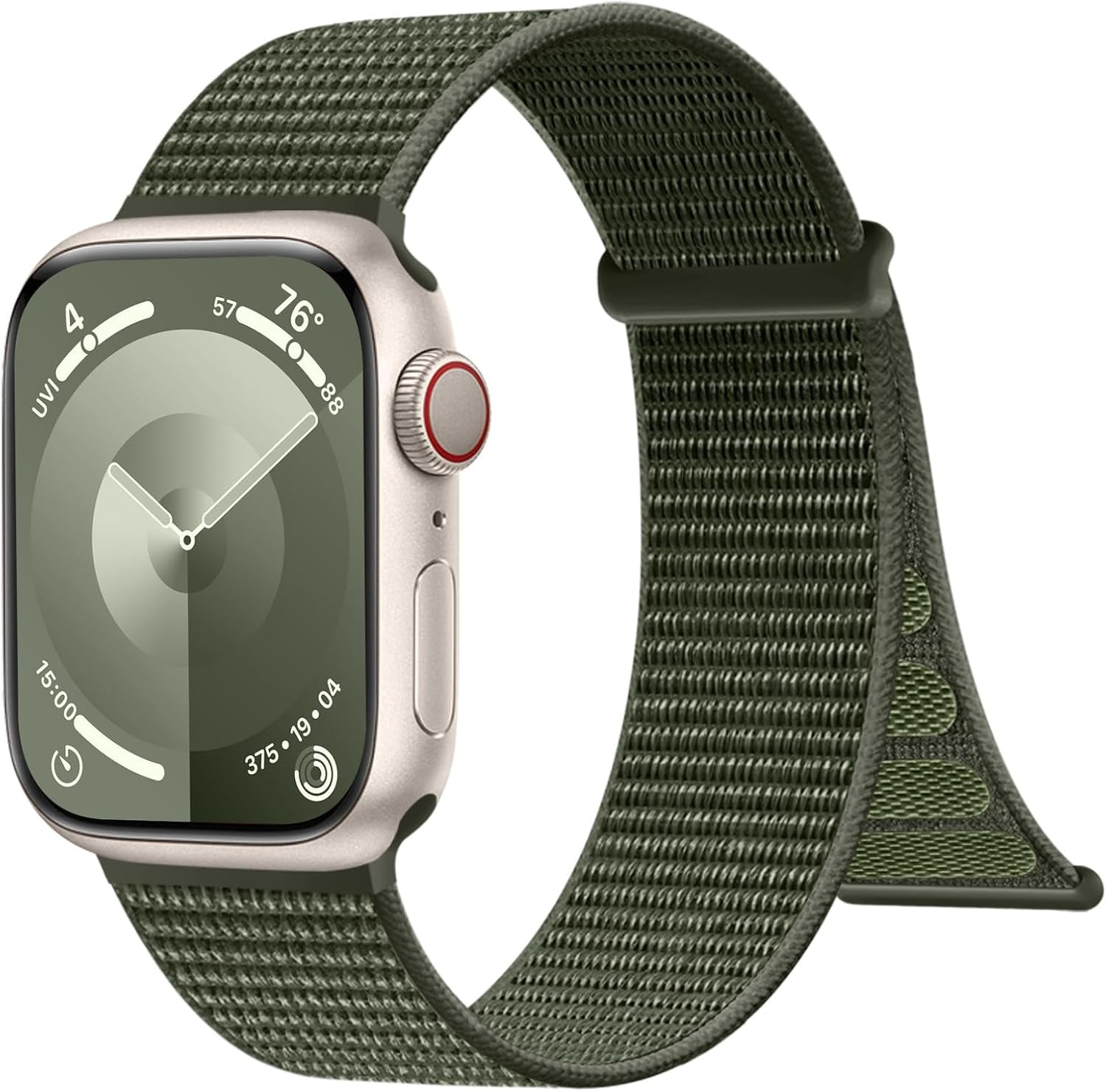 Compatible with Apple Watch Bands 40Mm 44Mm 45Mm 38Mm 41Mm 42Mm 46Mm 49Mm for Women Men, Adjustable Braided Sport Nylon Loop Straps for Iwatch Series 10/9/8/7/6/5/4/Se/Ultra