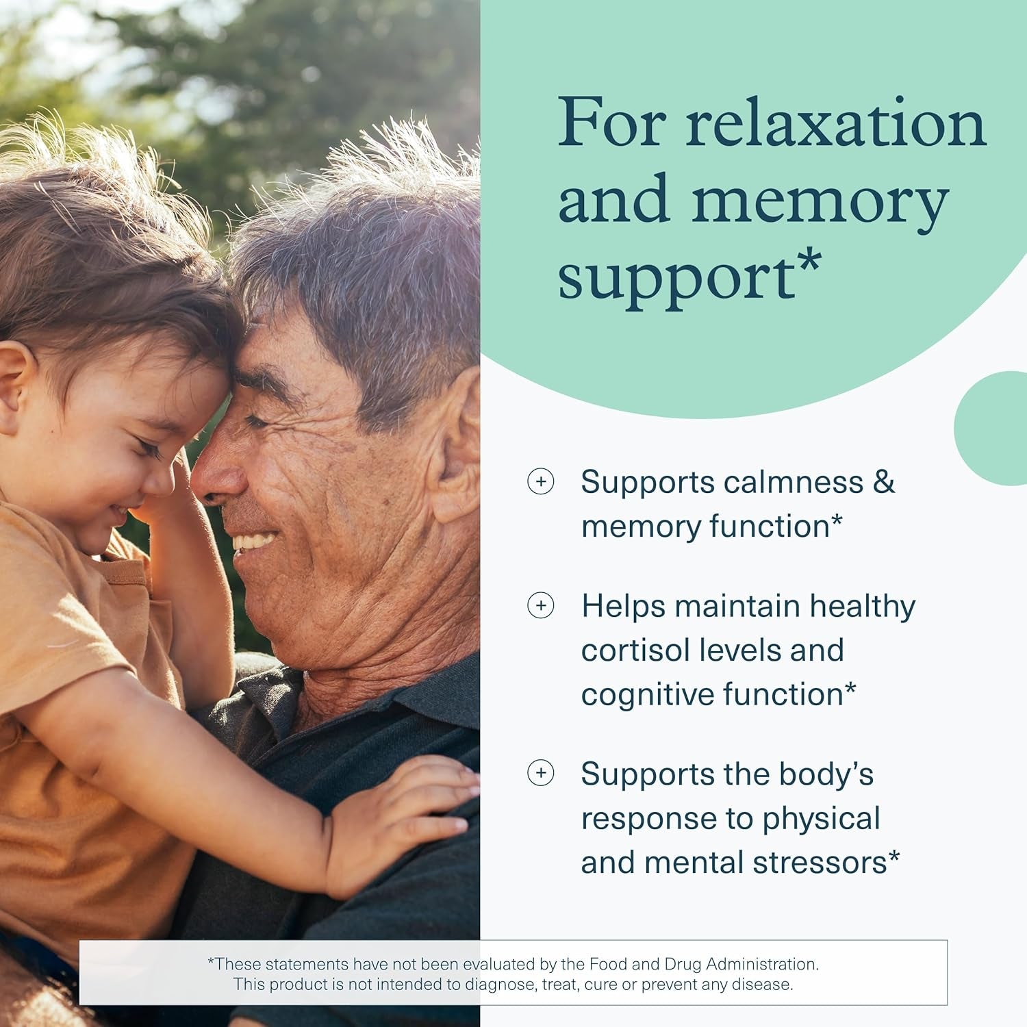 Ashwagandha + GABA - 1,000 Mg Ashwagandha & 100 Mg GABA - Cortisol, Stress & Memory Support Supplement - 60 Vegetarian Capsules TLBH