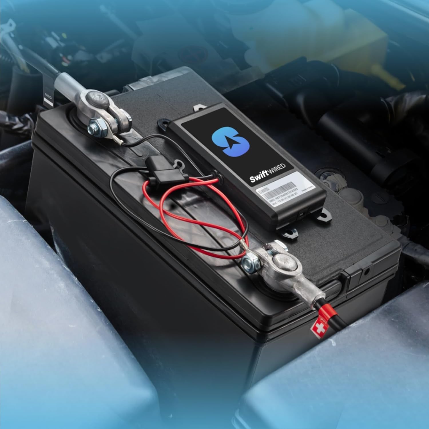 Spytec Swift Wired GPS Tracker for Cars with 3 Month Service, No Fees, GPS Tracking for Vehicles & Trucks, Easy Installation to Car Battery W/No Drain, 24/7 GPS Surveillance, USA & Worldwide Tracking TRUCK DRIVER